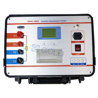 GDHL 100A, 200A, 400A Circuit Breaker Contact Resistance Tester, Loop Resistance Tester
